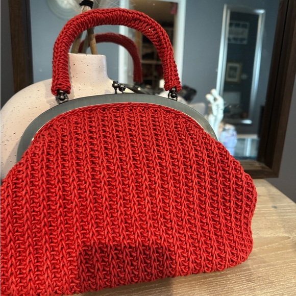 Patricia Nash Red Mini Bag with Vintage Charm - Picture 4 of 7